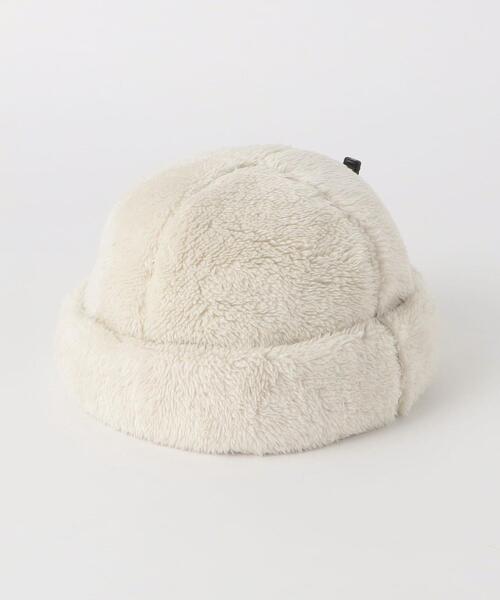 halo commodity(ハロ コモディティー)の「【別注】<halo commodity>EX フリース キャップ / 帽子(キャップ・キッズ・ダークグレー/オフホワイト・FREE(52-55cm))」の2枚目の写真