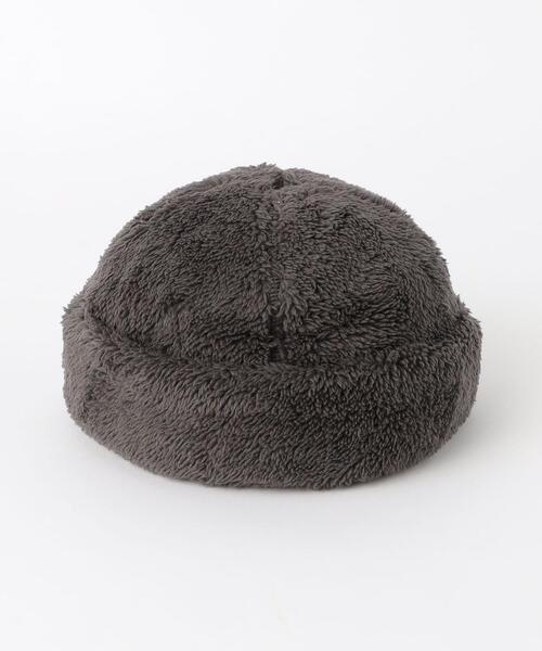 halo commodity(ハロ コモディティー)の「【別注】<halo commodity>EX フリース キャップ / 帽子(キャップ・キッズ・ダークグレー/オフホワイト・FREE(52-55cm))」の3枚目の写真