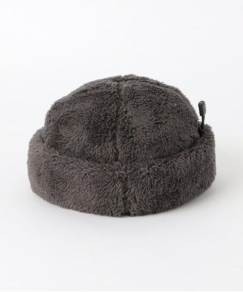 halo commodity(ハロ コモディティー)の「【別注】<halo commodity>EX フリース キャップ / 帽子(キャップ・キッズ・ダークグレー/オフホワイト・FREE(52-55cm))」の4枚目の写真