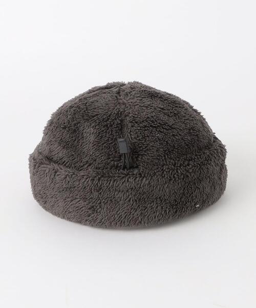 halo commodity(ハロ コモディティー)の「【別注】<halo commodity>EX フリース キャップ / 帽子(キャップ・キッズ・ダークグレー/オフホワイト・FREE(52-55cm))」の5枚目の写真