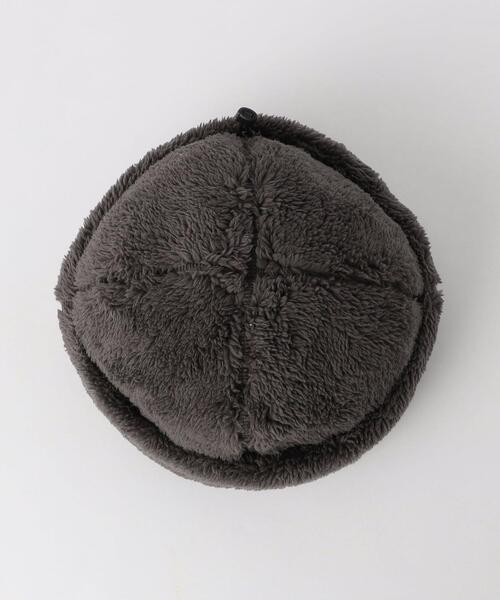 halo commodity(ハロ コモディティー)の「【別注】<halo commodity>EX フリース キャップ / 帽子(キャップ・キッズ・ダークグレー/オフホワイト・FREE(52-55cm))」の6枚目の写真