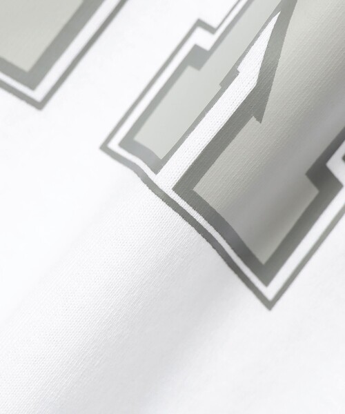 Champion（チャンピオン）の「Champion x BEAMS by MIN-NANO / 別注 プリント Tシャツ（Tシャツ/カットソー・メンズ・ホワイト/オレンジ・SMALL/MEDIUM/X-LARGE/LARGE/XX-LARGE）」の10枚目の写真