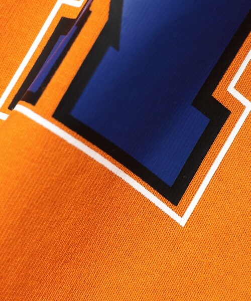 Champion（チャンピオン）の「Champion x BEAMS by MIN-NANO / 別注 プリント Tシャツ（Tシャツ/カットソー・メンズ・ホワイト/オレンジ・SMALL/MEDIUM/X-LARGE/LARGE/XX-LARGE）」の7枚目の写真