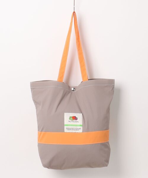 FRUIT OF THE LOOM（フルーツオブザルーム）の「【FRUIT OF THE LOOM】ナイロントートバッグ Lサイズ（トートバッグ・メンズ・レッド/グリーン/グレー/ブルー/ブラック/アイボリー/杢グレー/チャコールグレー/ピンク/ミント/ネイビー/オリーブ/カーキ/ブルーグレー/バイオレット・FREE）」の6枚目の写真