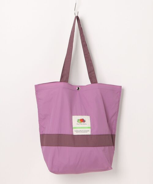 FRUIT OF THE LOOM（フルーツオブザルーム）の「【FRUIT OF THE LOOM】ナイロントートバッグ Lサイズ（トートバッグ・メンズ・レッド/グリーン/グレー/ブルー/ブラック/アイボリー/杢グレー/チャコールグレー/ピンク/ミント/ネイビー/オリーブ/カーキ/ブルーグレー/バイオレット・FREE）」の13枚目の写真