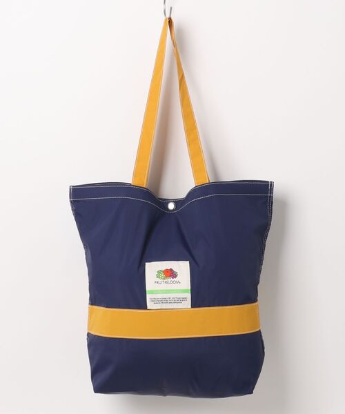 FRUIT OF THE LOOM（フルーツオブザルーム）の「【FRUIT OF THE LOOM】ナイロントートバッグ Lサイズ（トートバッグ・メンズ・レッド/グリーン/グレー/ブルー/ブラック/アイボリー/杢グレー/チャコールグレー/ピンク/ミント/ネイビー/オリーブ/カーキ/ブルーグレー/バイオレット・FREE）」の11枚目の写真
