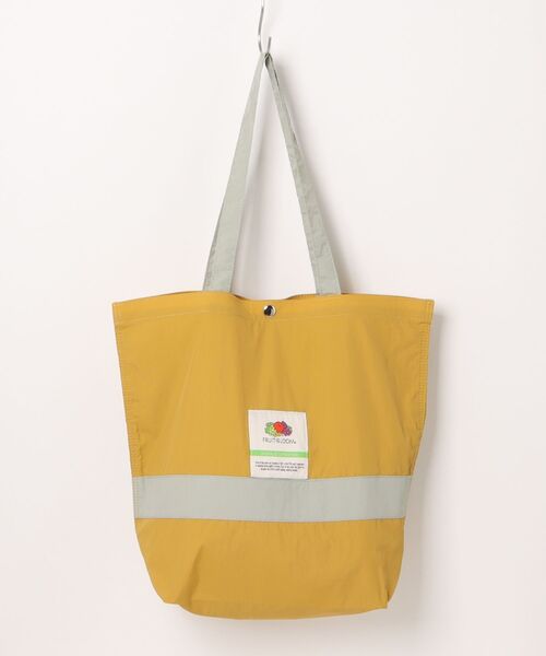 FRUIT OF THE LOOM（フルーツオブザルーム）の「【FRUIT OF THE LOOM】ナイロントートバッグ Lサイズ（トートバッグ・メンズ・レッド/グリーン/グレー/ブルー/ブラック/アイボリー/杢グレー/チャコールグレー/ピンク/ミント/ネイビー/オリーブ/カーキ/ブルーグレー/バイオレット・FREE）」の7枚目の写真