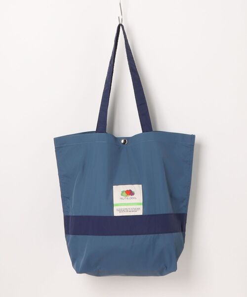 FRUIT OF THE LOOM（フルーツオブザルーム）の「【FRUIT OF THE LOOM】ナイロントートバッグ Lサイズ（トートバッグ・メンズ・レッド/グリーン/グレー/ブルー/ブラック/アイボリー/杢グレー/チャコールグレー/ピンク/ミント/ネイビー/オリーブ/カーキ/ブルーグレー/バイオレット・FREE）」の5枚目の写真