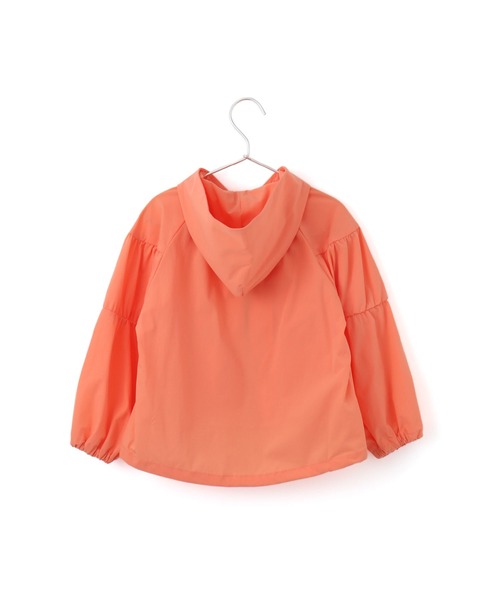 MAKE YOUR DAY(メイクユアデイ)の「ぽわん袖のナイロンパーカー■80~140cm(ナイロンジャケット・キッズ・オレンジ/サックスブルー/アイボリー・100/80/120/140/110/130/90)」の11枚目の写真