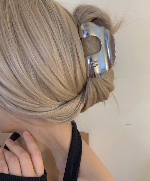 セール】metallic hair arrange clip（バレッタ/ヘアクリップ