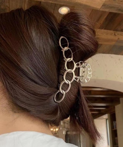 セール】metallic hair arrange clip（バレッタ/ヘアクリップ