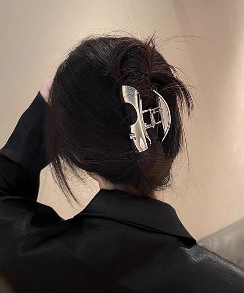 セール】metallic hair arrange clip（バレッタ/ヘアクリップ
