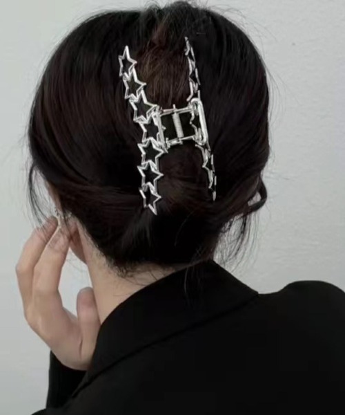 セール】metallic hair arrange clip（バレッタ/ヘアクリップ