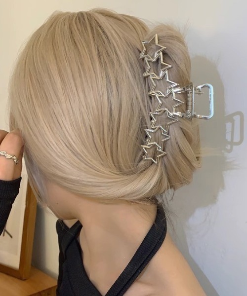 セール】metallic hair arrange clip（バレッタ/ヘアクリップ
