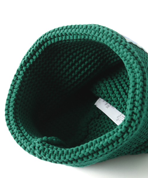 C.E（シーイー）の「【C.E / シーイー】POLY KNIT CAP（ニットキャップ/ビーニー・メンズ・チャコールグレー/グリーン・FREE）」の4枚目の写真