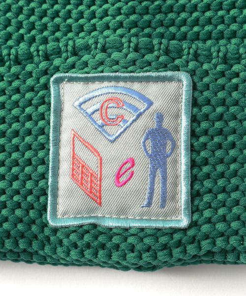 C.E（シーイー）の「【C.E / シーイー】POLY KNIT CAP（ニットキャップ/ビーニー・メンズ・チャコールグレー/グリーン・FREE）」の5枚目の写真
