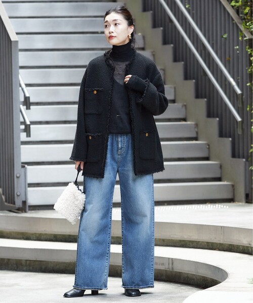 ジャーナルスタンダードレサージュ　GIOLICAツイードジャケット journal standard L'essage（ジャーナルスタンダードレサージュ