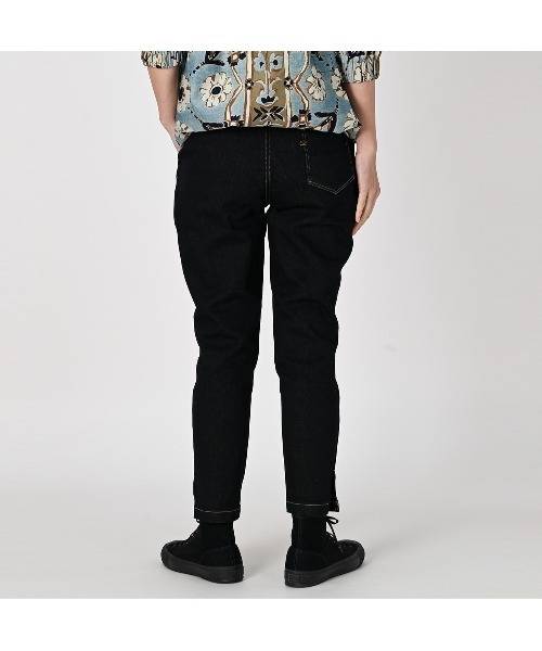 45R（フォーティファイブアール）の「ライ麦ストレッチデニムの桃比女（デニムパンツ・レディース・ダークインディゴブルー・27inch/28inch/29inch）」の5枚目の写真