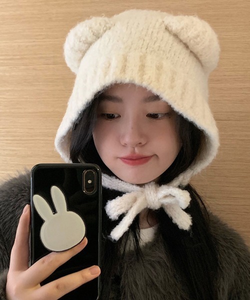 【Hydrogen】(韓国) Ear Muff Beanie ビーニー 3色 Hydrogen】(韓国) Ear Muff Beanie ビーニー 3色 ニットキャップ