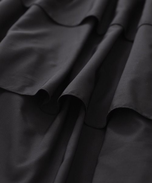 n'OrLABEL(ノアールレーベル)の「『3段ティアードスカート』(スカート・レディース・アイボリー/ブラック・FREE)」の19枚目の写真