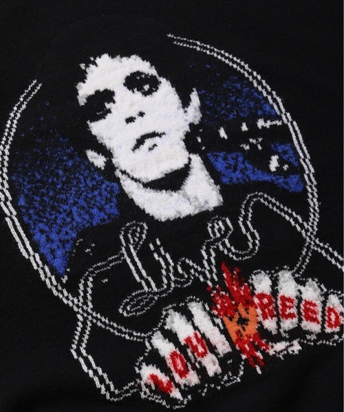 beautiful people(ビューティフルピープル)の「THE / a rock knit Lou Reed(ニット/セーター・レディース・ブラック・SMALL)」の4枚目の写真