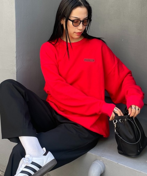 COLONY 2139（コロニートゥーワンスリーナイン）の「ワッペン刺繍スウェット（スウェット・レディース・レッド/ネイビー/グレー・LARGE/FREE）」の8枚目の写真