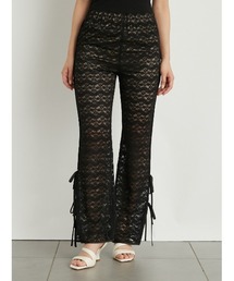 LILY BROWN | パイピングレースカットパンツ(その他パンツ)