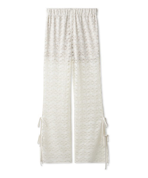 LILY BROWN（リリーブラウン）の「パイピングレースカットパンツ（その他パンツ・レディース・ブラック/アイボリー/オレンジ・FREE）」の7枚目の写真