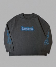 Flame logo pigment long tee