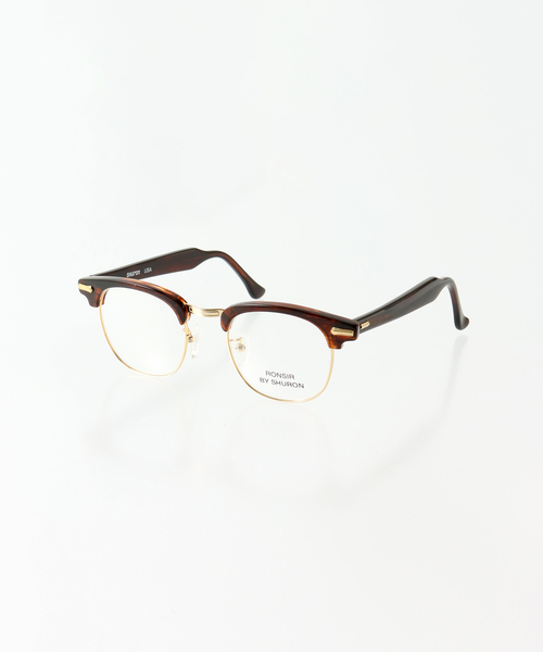 SHURON（シュロン）の「【SHURON / シュロン】RONSIRZYL（メガネ・メンズ・ブラック/ブラウン・46/48）」の2枚目の写真