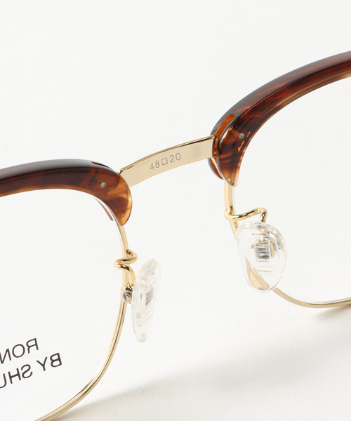 SHURON（シュロン）の「【SHURON / シュロン】RONSIRZYL（メガネ・メンズ・ブラック/ブラウン・46/48）」の5枚目の写真