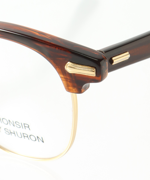 SHURON（シュロン）の「【SHURON / シュロン】RONSIRZYL（メガネ・メンズ・ブラック/ブラウン・46/48）」の3枚目の写真