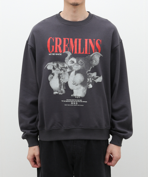 B.C STOCK（ベーセーストック）の「【GREMLINS / グレムリン】別注 モノトーンプリントスウェット（Tシャツ/カットソー・メンズ・ブラック系その他/ホワイト系その他・MEDIUM/LARGE）」の7枚目の写真