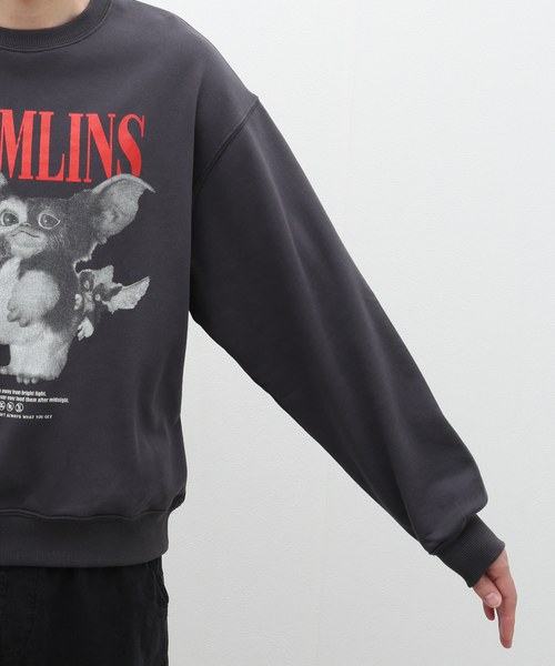 B.C STOCK（ベーセーストック）の「【GREMLINS / グレムリン】別注 モノトーンプリントスウェット（Tシャツ/カットソー・メンズ・ブラック系その他/ホワイト系その他・MEDIUM/LARGE）」の15枚目の写真