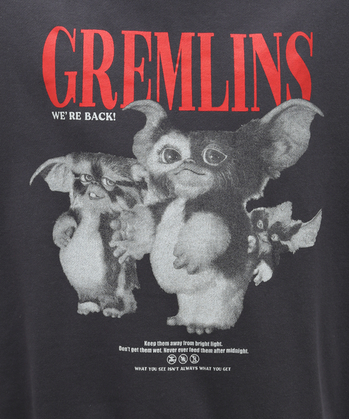 B.C STOCK（ベーセーストック）の「【GREMLINS / グレムリン】別注 モノトーンプリントスウェット（Tシャツ/カットソー・メンズ・ブラック系その他/ホワイト系その他・MEDIUM/LARGE）」の9枚目の写真