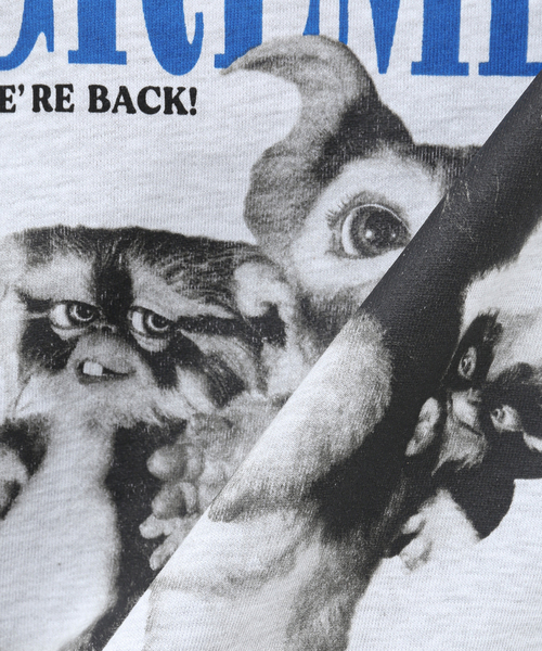 B.C STOCK（ベーセーストック）の「【GREMLINS / グレムリン】別注 モノトーンプリントスウェット（Tシャツ/カットソー・メンズ・ブラック系その他/ホワイト系その他・MEDIUM/LARGE）」の8枚目の写真