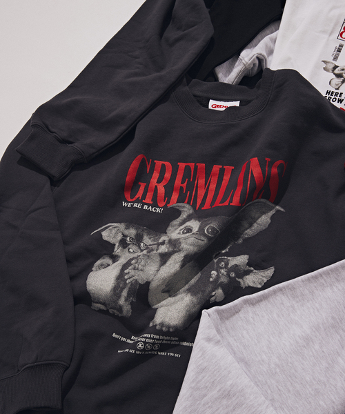B.C STOCK（ベーセーストック）の「【GREMLINS / グレムリン】別注 モノトーンプリントスウェット（Tシャツ/カットソー・メンズ・ブラック系その他/ホワイト系その他・MEDIUM/LARGE）」の4枚目の写真
