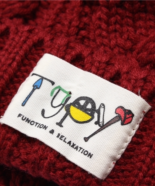 CIAOPANIC TYPY(チャオパニックティピー)の「キッズケーブルニットワッチ(ニットキャップ/ビーニー・キッズ・ブラック/グレー/ネイビー/その他21/ワインレッド/チャコールグレー・FREE)」の8枚目の写真