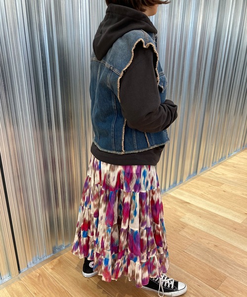 ISABEL MARANT（イザベルマラン）の「デニムベスト（ベスト・レディース・ライトインディゴブルー・38/36/34）」の4枚目の写真