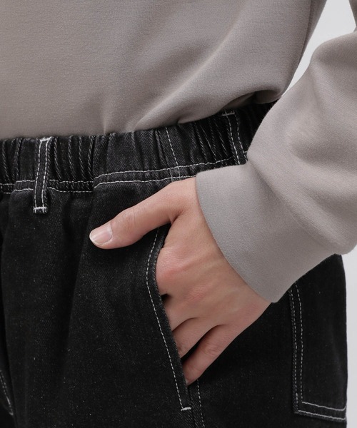 LAKOLE(ラコレ)の「デニムシェフパンツ / 988552(デニムパンツ・メンズ・ブラック/ネイビー・MEDIUM/LARGE)」の9枚目の写真