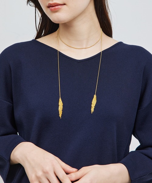 ROPE'（ロペ）の「マルチWAYフリンジネックレス（ネックレス・レディース・シルバー/ゴールド/シルバー系その他・FREE）」の11枚目の写真