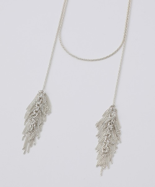 ROPE'（ロペ）の「マルチWAYフリンジネックレス（ネックレス・レディース・シルバー/ゴールド/シルバー系その他・FREE）」の6枚目の写真