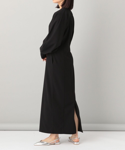 e/rm（イーアールエム）の「【e/rm】ラインフォルムドレス（ワンピース・レディース・ブラック/チャコールグレー/グリーン系その他2・FREE）」の5枚目の写真