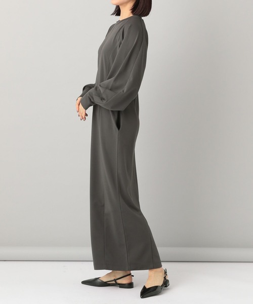 e/rm（イーアールエム）の「【e/rm】ラインフォルムドレス（ワンピース・レディース・ブラック/チャコールグレー/グリーン系その他2・FREE）」の7枚目の写真