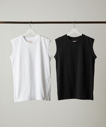 【Hanes/ヘインズ】HW5327 2PスリーブレスTシャツ/2Pセット/レディース