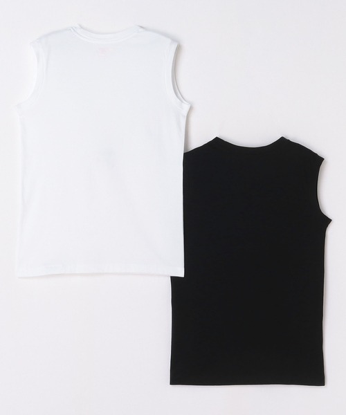 HANES(ヘインズ)の「【Hanes/ヘインズ】HW5327 2PスリーブレスTシャツ/2Pセット/レディース(Tシャツ/カットソー・レディース・マルチ/ピンク/ベージュ・L/M)」の5枚目の写真