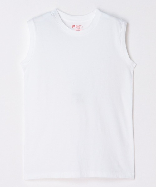 HANES(ヘインズ)の「【Hanes/ヘインズ】HW5327 2PスリーブレスTシャツ/2Pセット/レディース(Tシャツ/カットソー・レディース・マルチ/ピンク/ベージュ・L/M)」の6枚目の写真