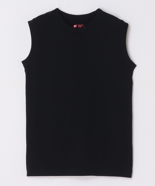 HANES(ヘインズ)の「【Hanes/ヘインズ】HW5327 2PスリーブレスTシャツ/2Pセット/レディース(Tシャツ/カットソー・レディース・マルチ/ピンク/ベージュ・L/M)」の8枚目の写真