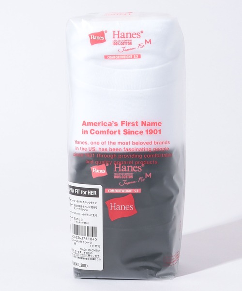 HANES(ヘインズ)の「【Hanes/ヘインズ】HW5327 2PスリーブレスTシャツ/2Pセット/レディース(Tシャツ/カットソー・レディース・マルチ/ピンク/ベージュ・L/M)」の10枚目の写真