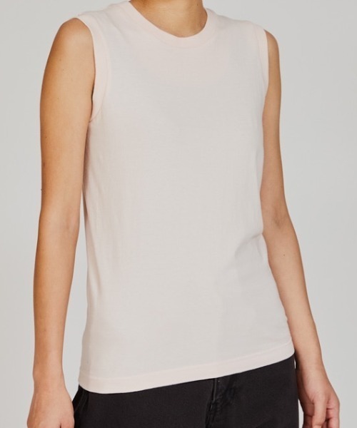HANES(ヘインズ)の「【Hanes/ヘインズ】HW5327 2PスリーブレスTシャツ/2Pセット/レディース(Tシャツ/カットソー・レディース・マルチ/ピンク/ベージュ・L/M)」の15枚目の写真